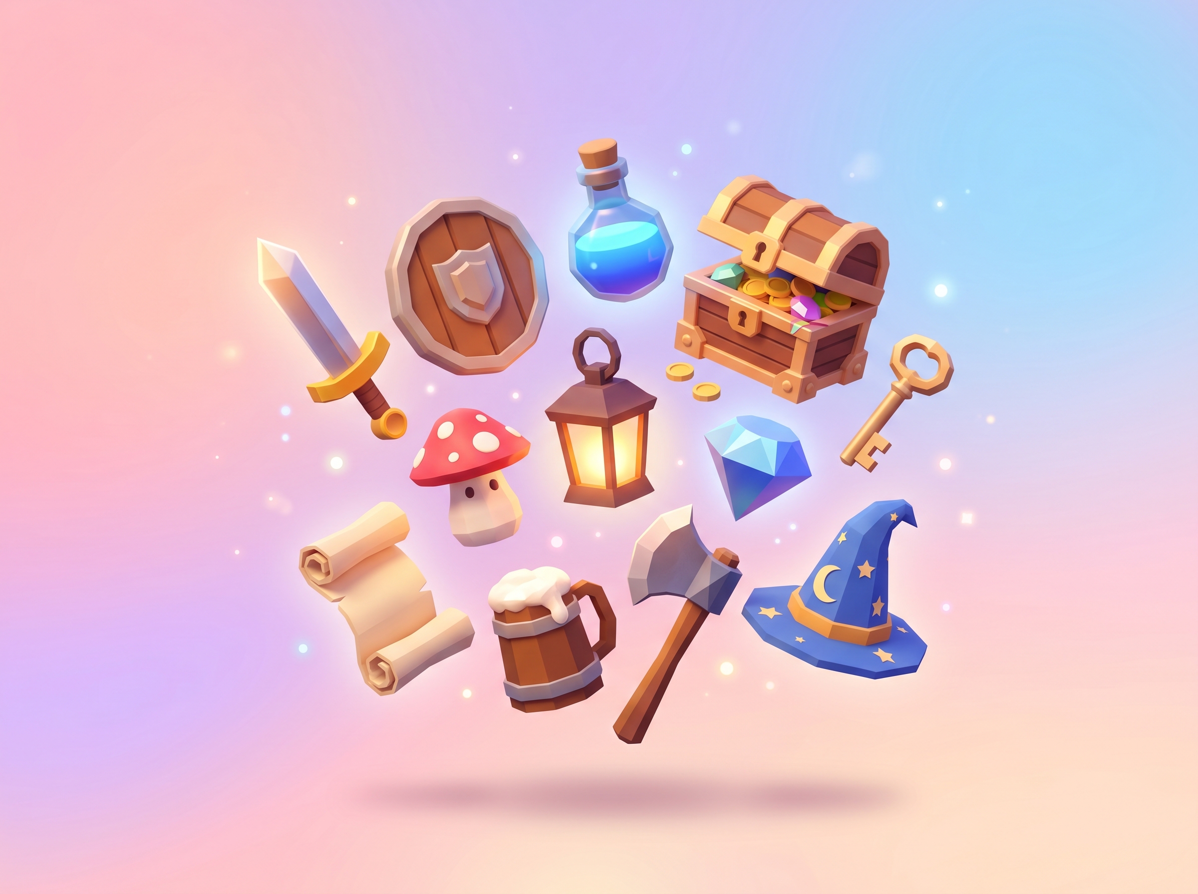 Low-Poly Essentials Pack