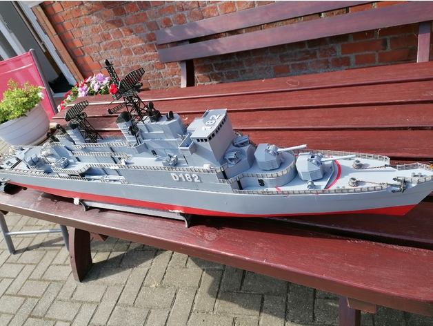 D182 Schleswig-Holstein 3D Printable Ship BattleShip