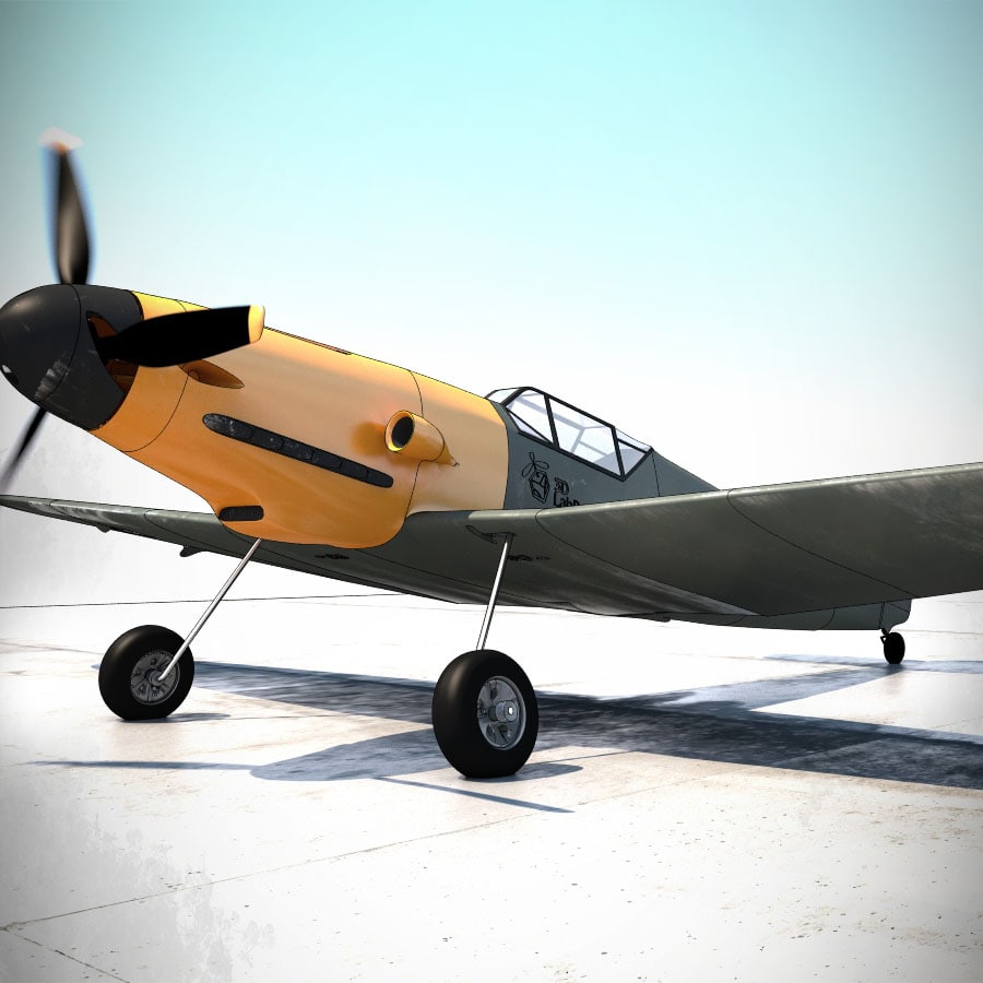 MESSERSCHMITT BF 109T 3D Printable Aircraft