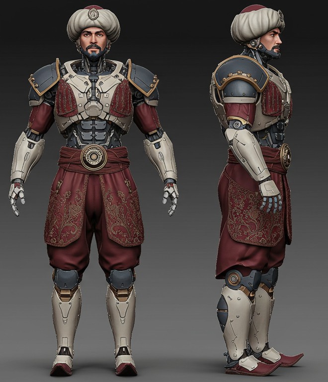 Ottoman Modern Style Soldier