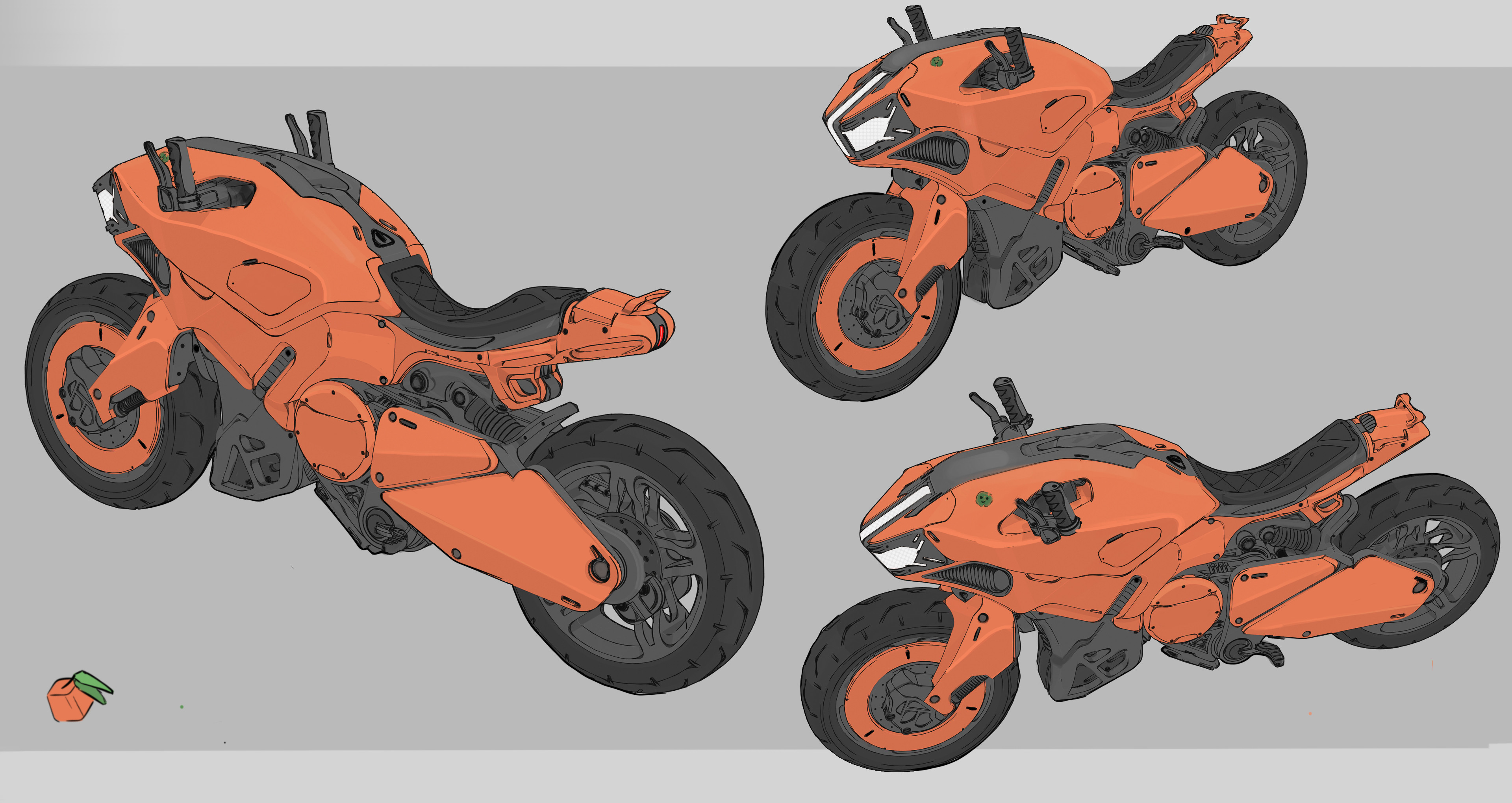 Motobike sketches